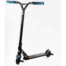 Самокат трюковий пеги алюмінієвий диск та дека колеса Best Scooter Reactor HIC-система PU Black and blue (112770)