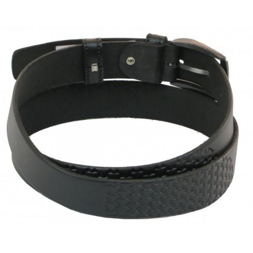 Шкіряний ремінь Skipper 110-130 x 3.5 см Чорний (1018-35) Шкіряний ремінь Skipper 110-130 x 3.5 см Чорний (1018-35)