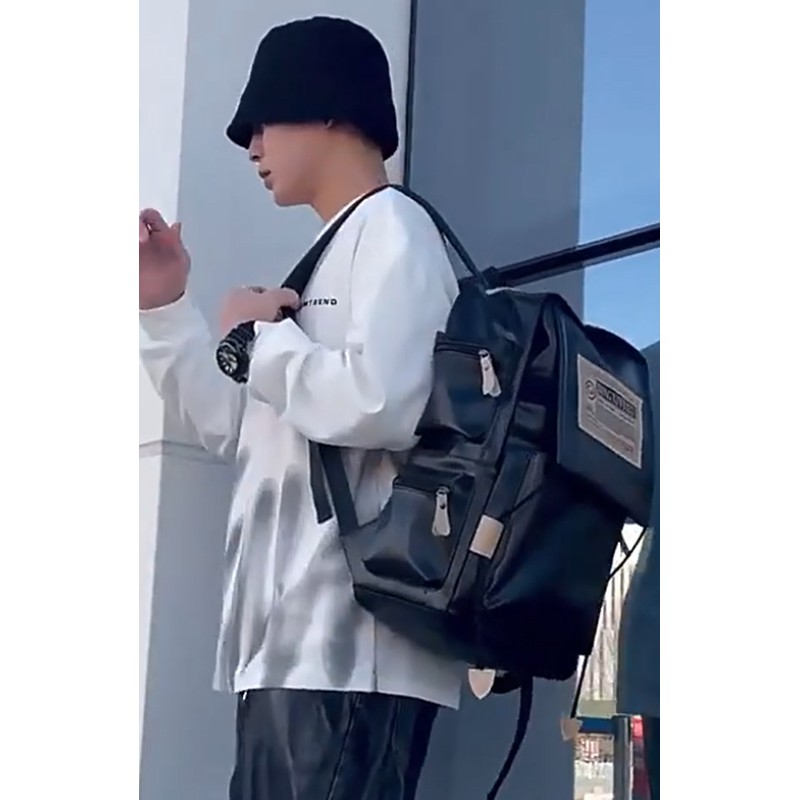 Шкіряний рюкзак Dezger Londoner 27 л Black