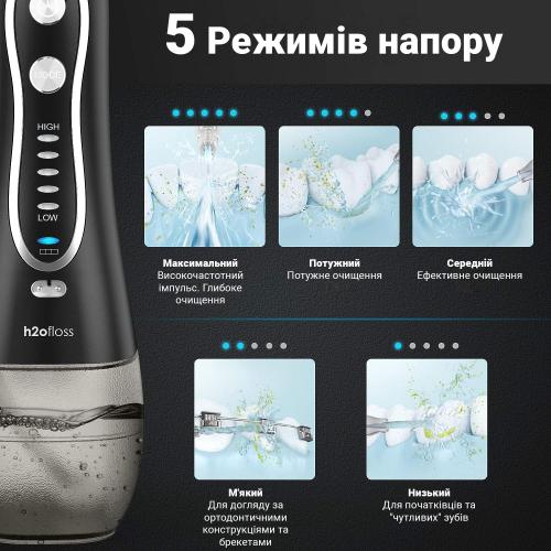 Іригатор H2ofloss HF-6P Black Іригатор H2ofloss HF-6P Black