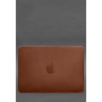 Шкіряний чохол для MacBook Air 15-inch (2023) Світло-коричневий BlankNote
