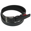 Шкіряний ремінь Skipper 110-130 x 3.8 см Чорний (1092-38)