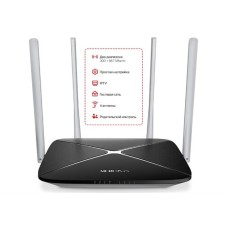 Бездротовий маршрутизатор Mercusys AC12 (AC1200, 1хFE Wan, 4хFE LAN, 4 антени)