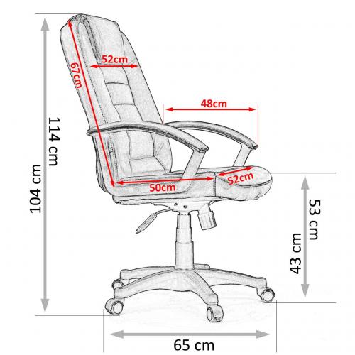 Крісло офісне Nordhold 7410 BLACK Крісло офісне Nordhold 7410 BLACK