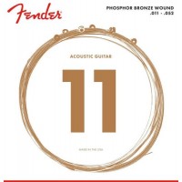 Струни для акустичної гітари Fender 60CL Phosphor Bronze Acoustic Guitar Strings 11/52 Струни для акустичної гітари Fender 60CL Phosphor Bronze Acoustic Guitar Strings 11/52
