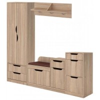 Передпокій Фаїна А2 Компанит Дуб сонома (komA11) Передпокій Фаїна А2 Компанит Дуб сонома (komA11)