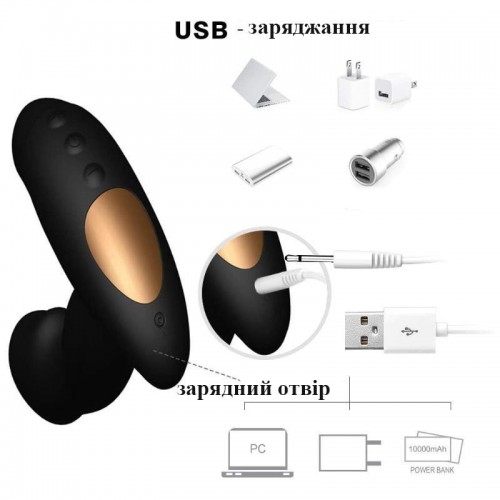 2 В 1 Вібруючий стимулятор We Love та масажер простати (USB) в інтернет супермаркеті PbayMarket!