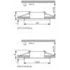 Точковий світильник Kanlux Evit 8.2x8.2x0.3 см Хром (Kan18560)