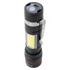 Ліхтар ручний вбудований акумулятор X-Balog BL-520-T6 ХРЕ + COB mircoUSB zoom Чорний