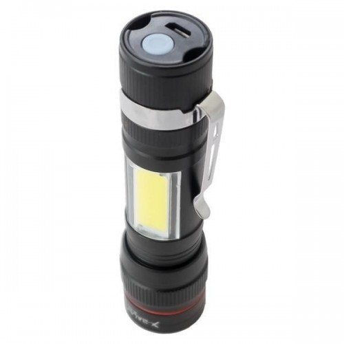 Ліхтар ручний вбудований акумулятор X-Balog BL-520-T6 ХРЕ + COB mircoUSB zoom Чорний Ліхтар ручний вбудований акумулятор X-Balog BL-520-T6 ХРЕ + COB mircoUSB zoom Чорний