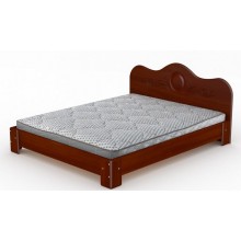 Двоспальне ліжко Компаніт-150 МДФ яблуня