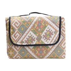 Коврик для пікніка жаккардовий Lugi 145*200 см жовтий (LU012Y)