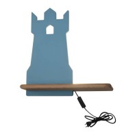 Настінний світильник Candellux Tower 27x28.5 см Коричнево-синій (21-85047)