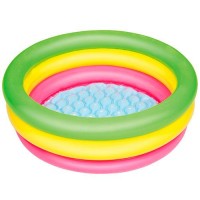 Дитячий надувний басейн BW 51128 круглий Дитячий надувний басейн BW 51128 круглий