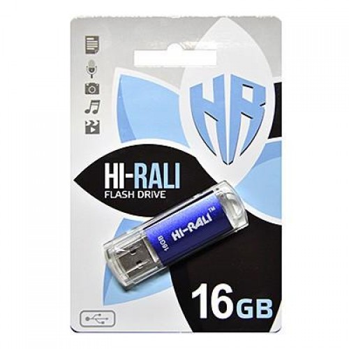 Флеш-накопичувач USB 16GB Hi-Rali Rocket Series Blue (HI-16GBVCBL) в інтернет супермаркеті PbayMarket!