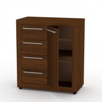 Комод МГ-1 тумба-2 Компанит горіх екко