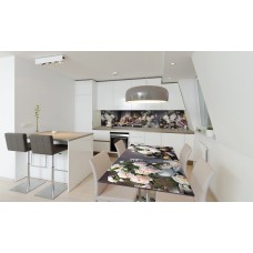 Наклейка вінілова на стіл Zatarga «Аристократичні півонії» 600х1200 мм Z180386st