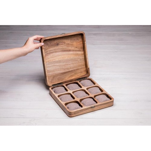 Органайзер для зберігання годинників ecoWalnut 7х26.5х26.5 см Органайзер для зберігання годинників ecoWalnut 7х26.5х26.5 см