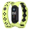 Ремінець MiJobs Sport Style для Xiaomi Mi Band 5/6 Lime Black