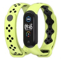 Ремінець MiJobs Sport Style для Xiaomi Mi Band 5/6 Lime Black Ремінець MiJobs Sport Style для Xiaomi Mi Band 5/6 Lime Black