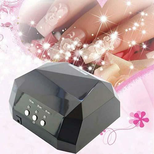 Лампа SalonHome T-152045-2 Diamond 36W для манікюру та педикюру Black Лампа SalonHome T-152045-2 Diamond 36W для манікюру та педикюру Black
