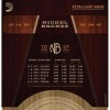 Струни для акустичної гітари D'Addario NB1047 Nickel Bronze Extra Light Acoustic Guitar Strings 10/47