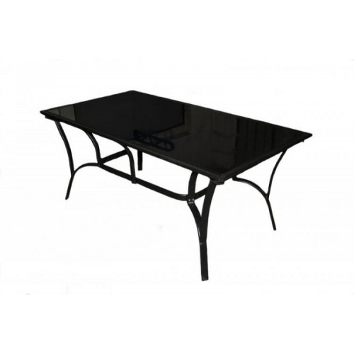 Обідній стіл Cruzo Балі 1700х900х730 мм Чорний st0004