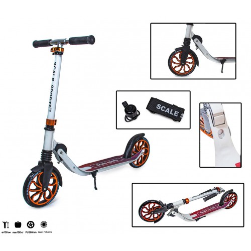 Двоколісний самокат Scale Sports Wild White (складна конструкція) 2092784442