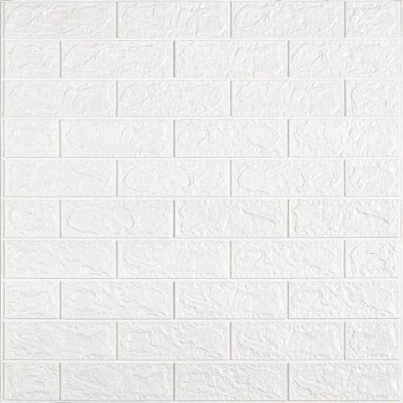 Панель стінова у рулоні 3D Sticker Wall 700х3080х2 мм Білий (D) SW-00002534