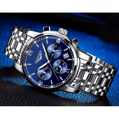Годинник чоловічий Guanquin Liberty Silver Годинник чоловічий Guanquin Liberty Silver