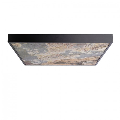 Стельовий світильник Candellux Luxan 59x59x5 см Чорний (10-17031) Стельовий світильник Candellux Luxan 59x59x5 см Чорний (10-17031)