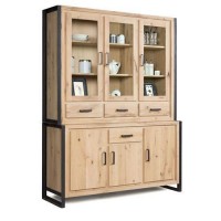 Шафа для зберігання в стилі Loft NS-2218 2130x1600x500 мм Черный Шафа для зберігання в стилі Loft NS-2218 2130x1600x500 мм Черный