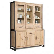 Шафа для зберігання в стилі Loft NS-2218 2130x1600x500 мм Черный