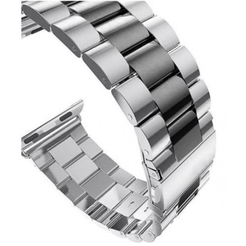 Браслет BeWatch для Apple Watch series 3 4 | 5 | 6 із шириною корпусу 38|40mm Duo класичний сталевий Сріблясто-Чорний (1025411) Браслет BeWatch для Apple Watch series 3 4 | 5 | 6 із шириною корпусу 38|40mm Duo класичний сталевий Сріблясто-Чорний (1025411)