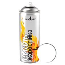 Емаль жаростійка New Ton матова 400 мл Білий