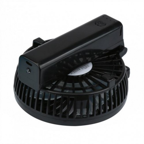 Вентилятор акумуляторний міні із ручкою USB діаметр 10см Handy Mini Fan чорний