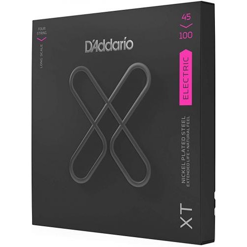 Струни для бас-гітари D'Addario XTB45100 XT Bass Regular Light 45/100 Струни для бас-гітари D'Addario XTB45100 XT Bass Regular Light 45/100