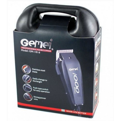 Машинка для стрижки волосся Gemei GM-1016 Чорний (258696)