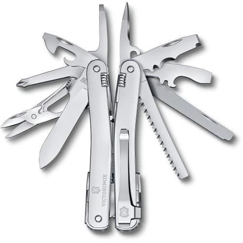 Мультитул Victorinox Swiss Tool Spirit MX Clip 105 мм 22 функції Сріблястий (3.0224.MKB1) Мультитул Victorinox Swiss Tool Spirit MX Clip 105 мм 22 функції Сріблястий (3.0224.MKB1)