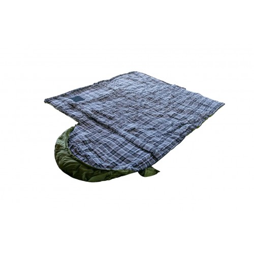 Спальний мішок лівий Tramp Kingwood Long 230/100 UTRS-053L-L Dark-olive/grey