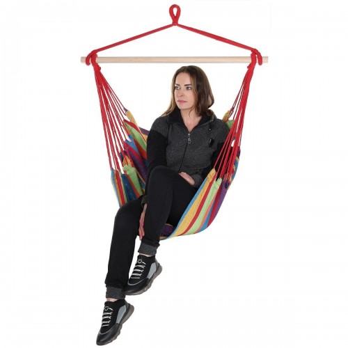 Гамак з подушками Royokamp 100х100 см Multicolor (1021126) Гамак з подушками Royokamp 100х100 см Multicolor (1021126)