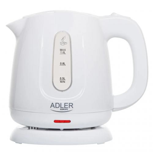 Чайник електричний Adler AD 1373 1 л Білий Чайник електричний Adler AD 1373 1 л Білий