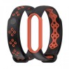 Ремінець MiJobs Sport Style для Xiaomi Mi Band 5/6 Black Orange