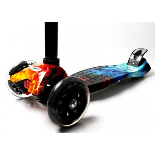 Дитячий скутер Scooter MAXI. Fire and Ice Різнокольоровий (1964500846) Дитячий скутер Scooter MAXI. Fire and Ice Різнокольоровий (1964500846)