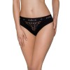 Трусики з широкою гумкою і мереживом Passion PS001 PANTIES black, size S в інтернет супермаркеті PbayMarket!