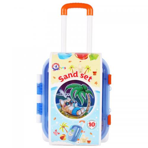 Набір для гри в пісочниці у валізі ТехноК 6009TXK Різнокольоровий Набір для гри в пісочниці у валізі ТехноК 6009TXK Різнокольоровий