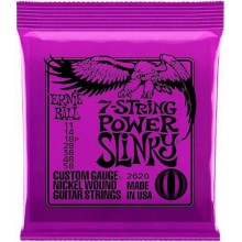 Струни для електрогітари Ernie Ball 2620 7-String Power Slinky Nickel Wound 11/58