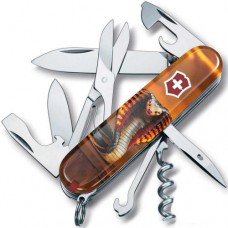 Складаний ніж Victorinox Climber Zodiac Полум'яна кобра 9.1 см Різнокольоровий (1.3703_Z4250pk)
