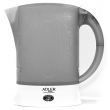 Електрочайник Adler AD 1268 з чашками та ложками Сірий з білим (006325)