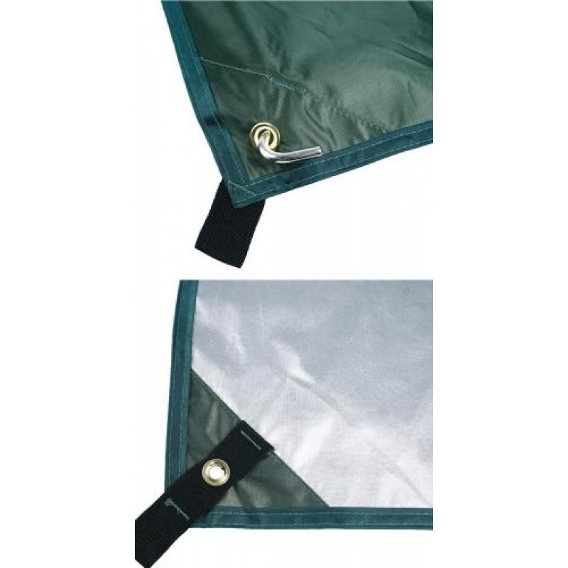 Тент туристичний Водонепроникний S Bluefield 3Х4 метри Темно-зелений (8275395)